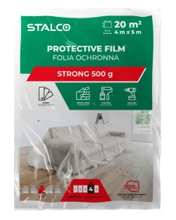 Fólia ochranná STRONG - 4 x 5 m - 500 g - jantárová
