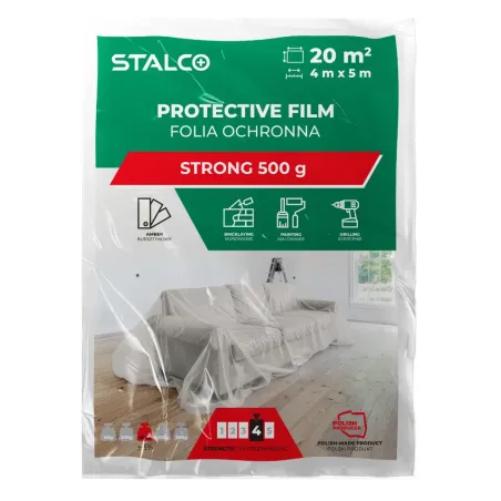 Fólia ochranná STRONG - 4 x 5 m - 500 g - jantárová