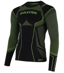 Termo nátelník bezšvový WOLVERIN čierny  “L/XL“ STALCO PERFECT