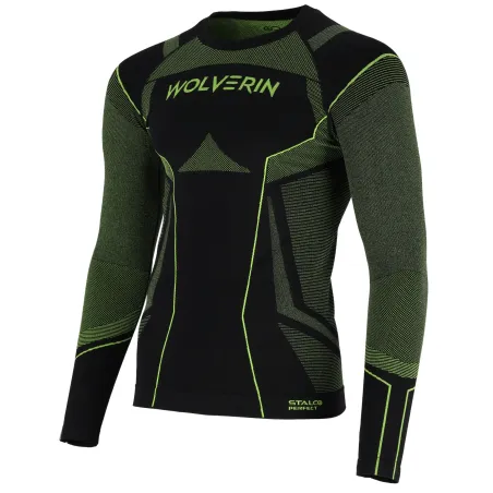 Termo nátelník bezšvový WOLVERIN čierny  “L/XL“ STALCO PERFECT