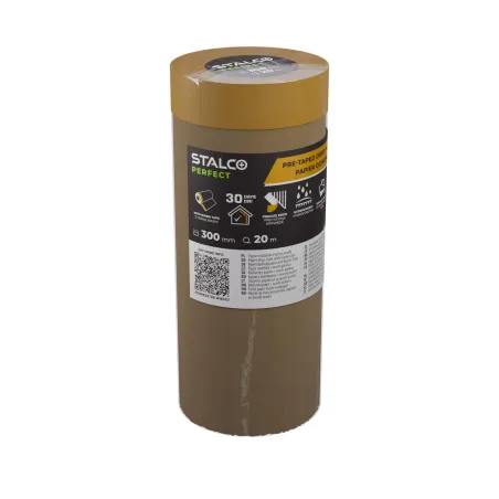 Ochranný maskovací papier s washi páskou, 300 mm x 20 m (bal. 25 ks)