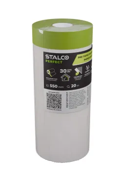 Ochranný papier vodeodolný s washi páskou, 550 mm x 20 m (bal. 25 ks)