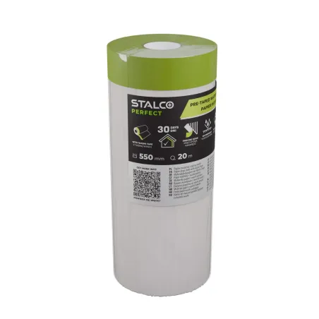 Ochranný papier vodeodolný s washi páskou, 550 mm x 20 m (bal. 25 ks)