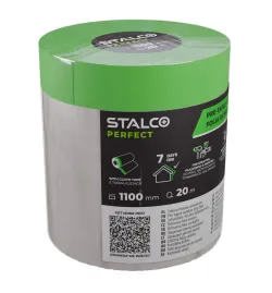 Ochranná maskovacia fólia s páskou pre exteriér, 1100 mm x 20 m (bal. 30 ks)