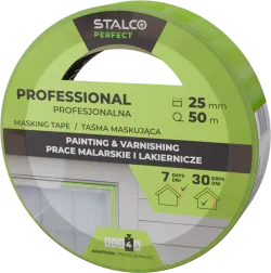 Páska maliarska maskovacia zelená - PROFESSIONAL - 25 mm x 50 m