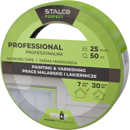 Páska maliarska maskovacia zelená - PROFESSIONAL - 25 mm x 50 m