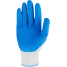 Rukavice polyesterové - S-LATEX B ECO - modré - veľ. 6/XS