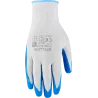 Rukavice polyesterové - S-LATEX B ECO - modré - veľ. 7/S