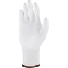 Rukavice polyesterové - S-POLI W ECO - biele - veľ. 11/XXL