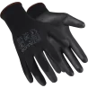 Rukavice polyesterové - S-POLI B - čierne - veľ. 9/L