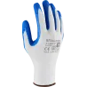 Rukavice polyesterové - S-LATEX B - modré - veľ. 7/S