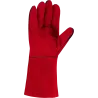 Rukavice kožené zváračské - S-SKIN RED - veľ. 10/XL