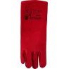 Rukavice kožené zváračské - S-SKIN RED - veľ. 10/XL