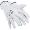 Rukavice kožené - S-SKIN HARD W - biele - veľ. 10/XL