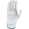 Rukavice kožené - S-SKIN HARD W - biele - veľ. 11/XXL