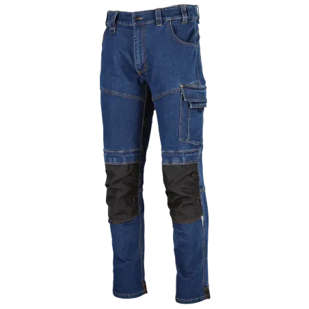 Nohavice pracovné džínsové tmavomodré - DANNY - veľ. S