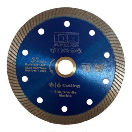 Diamantový rezný kotúč Turbo na keramiku Ø125 / 22,23 / 1,4 DK0431