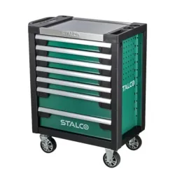 Vozík dielenský na náradie - 7 zásuviek - antikorová doska