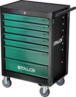 Dielenský vozík s náradím - 7 zásuviek - 169-dielna súprava