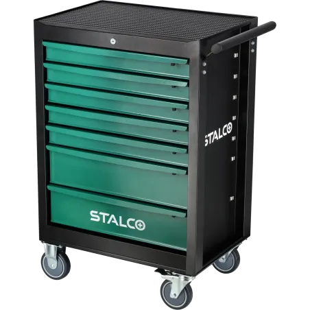 Dielenský vozík s náradím - 7 zásuviek - 169-dielna súprava