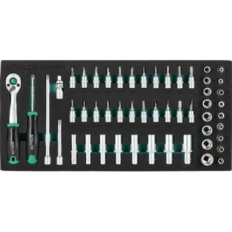 Súprava nástrčných kľúčov 1/4" - 53 dielov (EVA vložka)