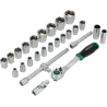 Súprava nástrčných kľúčov 1/2" - 27 dielov - 90T (EVA vložka)