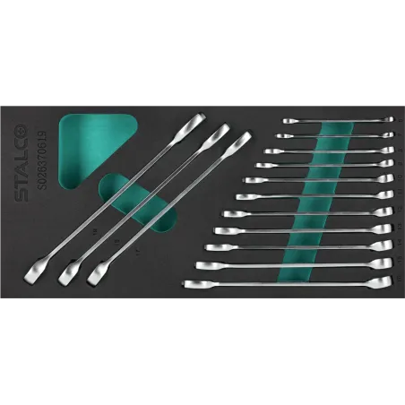 Súprava očkoplochých kľúčov 6-19 mm - 14 dielov (EVA vložka)