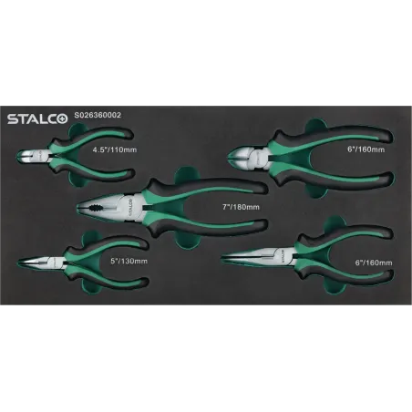 Súprava klieští - 5 dielov (EVA vložka)