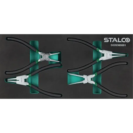 Súprava klieští na Segerove krúžky - 4 diely (EVA vložka)