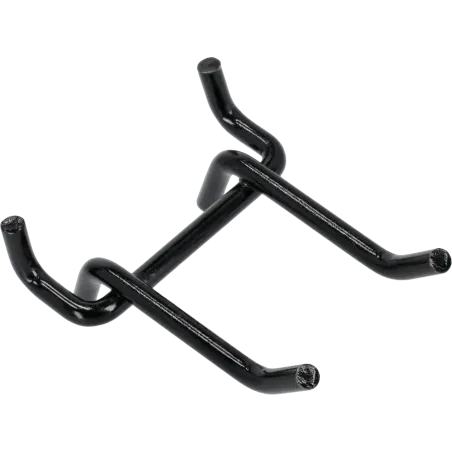 Hák dvojitý do dielenskej skrinky - STALCO PERFECT - kovový