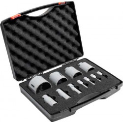 Sada korunkových diamantových vrtákov Ø 6,0 - 75,0 mm , max. 13000 rpm , 11 prvkov 1/10