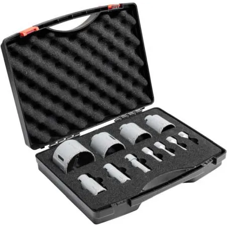 Sada korunkových diamantových vrtákov Ø 6,0 - 75,0 mm , max. 13000 rpm , 11 prvkov 1/10