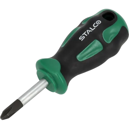 Skrutkovač krížový krátky Phillips PH2 x 38 mm CrV STALCO
