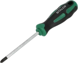 Skrutkovač krížový Pozidriv PZ2 x 100 mm CrV STALCO