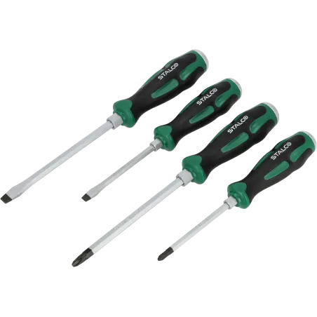 Súprava úderových skrutkovačov 4 ks CrV STALCO