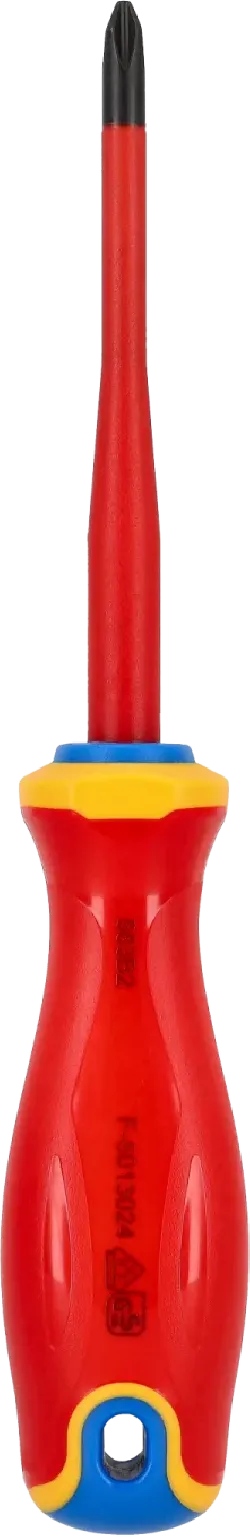 Skrutkovač elektrikársky krížový Phillips PH0 x 60 mm VDE 1000V SLIM STALCO