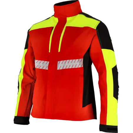 Bunda pracovná PILAR červená STALCO PERFECT veľkosť S