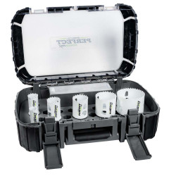 Sada 9 prvkov bimetalických vykružovákov pre inštalatérov Ø 20 : Ø 64 mm 1