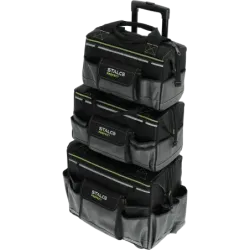 Súprava tašiek na náradie 3 ks STALCO PERFECT TNP10 (S, M, L s kolieskami)