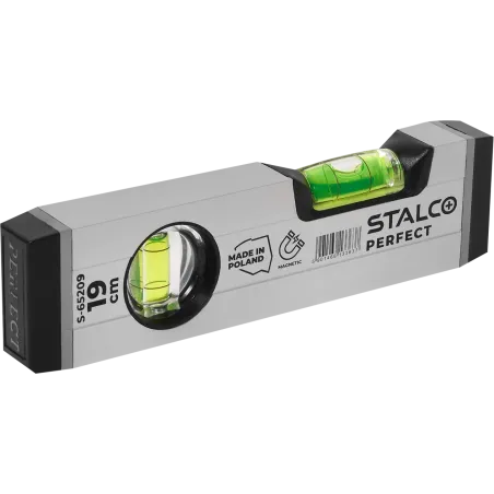 Vodováha vrecková s magnetom z hliníka 19 cm STALCO PERFECT