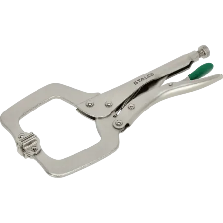 Kliešte upínacie samosvorné - typ C s výkyvnými koncovkami 280 mm STALCO