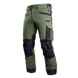 Nohavice pracovné STRETCH LINE olivovo zelené veľkosť 2XL STALCO PERFECT