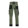 Nohavice pracovné STRETCH LINE olivovo zelené veľkosť 3XL STALCO PERFECT