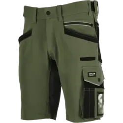 Šortky pracovné STRETCH LINE olivovo zelené veľkosť 3XL STALCO PERFECT