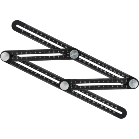 Uholník nastaviteľný šablónový z hliníka STALCO