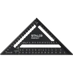Uholník hliníkový stavebný s pätkou 175 mm STALCO PERFECT