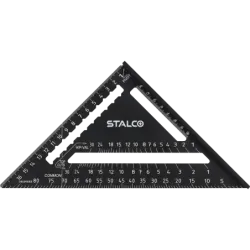Uholník hliníkový stavebný s pätkou 175 mm hrúbka 3,8 mm STALCO