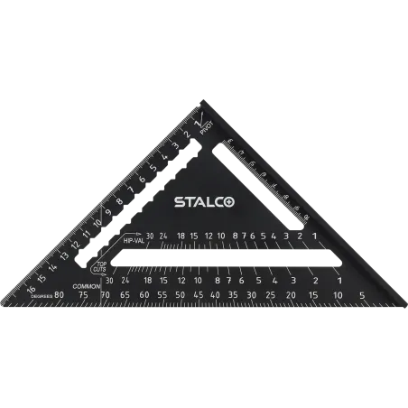 Uholník hliníkový stavebný s pätkou 175 mm hrúbka 3,8 mm STALCO