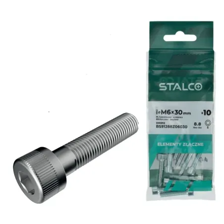 Skrutka imbusová DIN912 M8 x 35 mm 8.8 ZN - blister (10 ks)