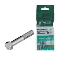 Skrutka metrická 6H s čiastočným závitom DIN931 M10 x 70 mm 5.8 ZN - blister (4 ks)